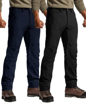 [2PACK]*기모 방한 발수 아웃도어 소프트쉘 팬츠