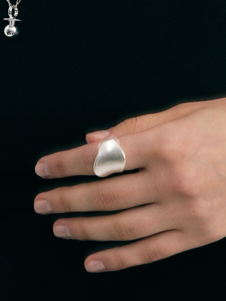 Matt Curve Open Ring