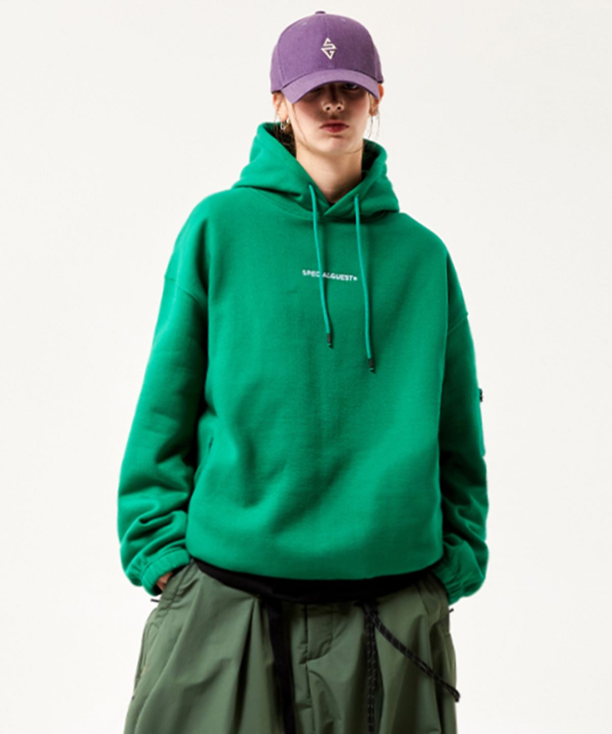 스페셜게스트(SPECIAL GUEST) V2 ADJUST HOODIE N (Kelly Green)