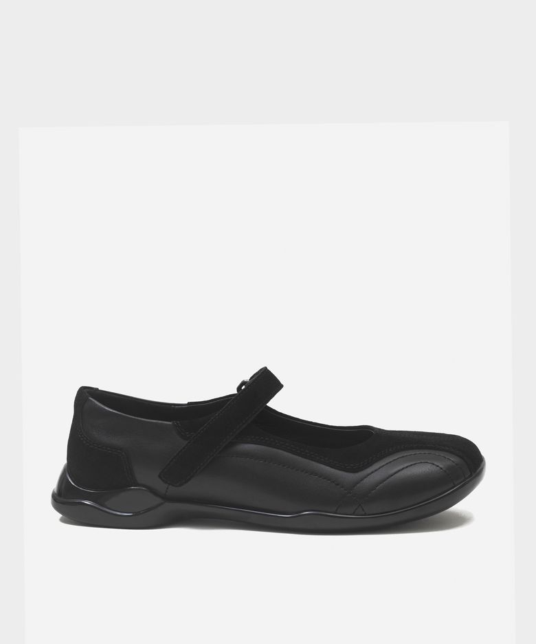 square mary jane (black)