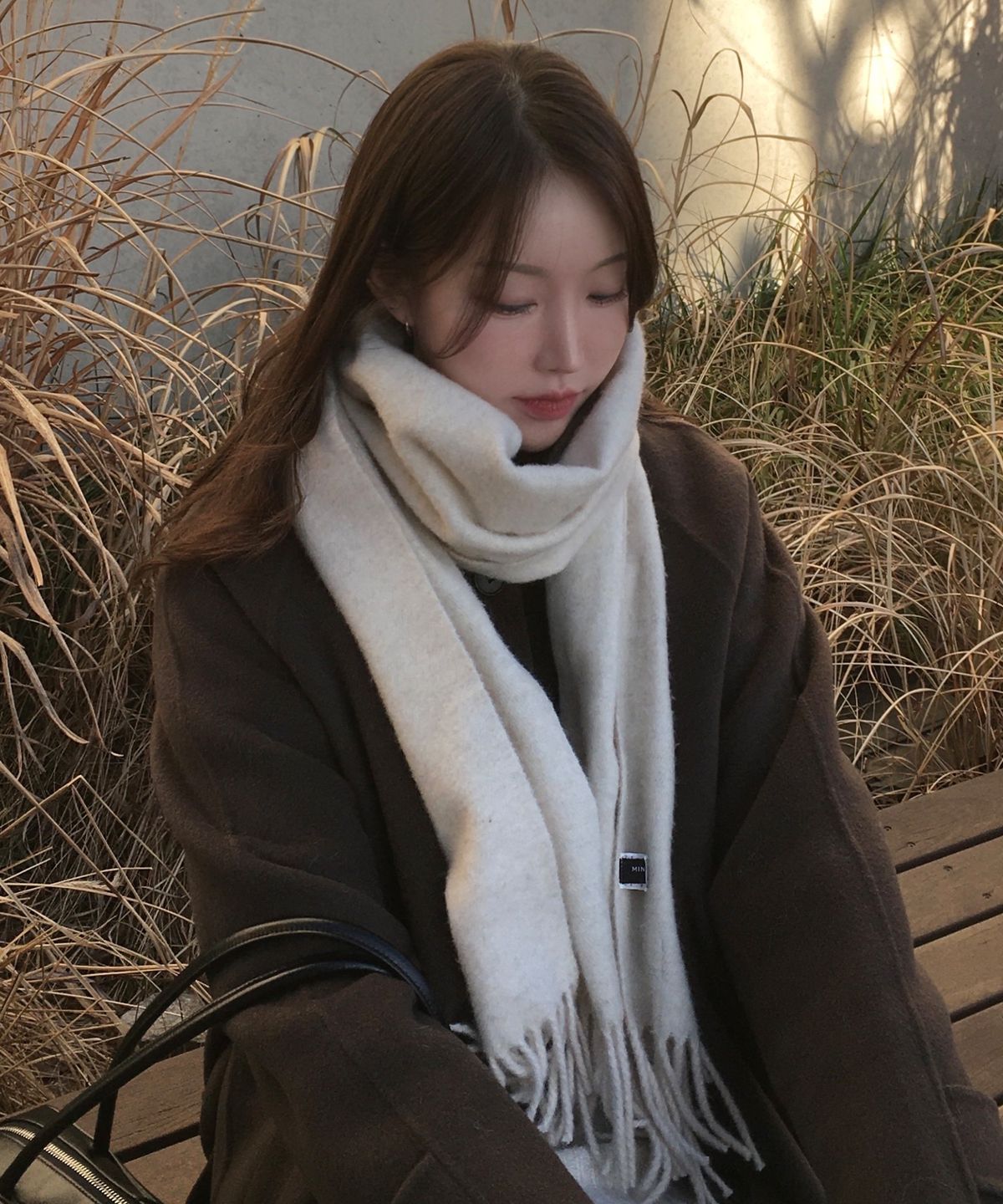 마인드브릿지 우먼(MIND BRIDGE WOMEN) [ON][W]울 블렌드 머플러 - 5color
