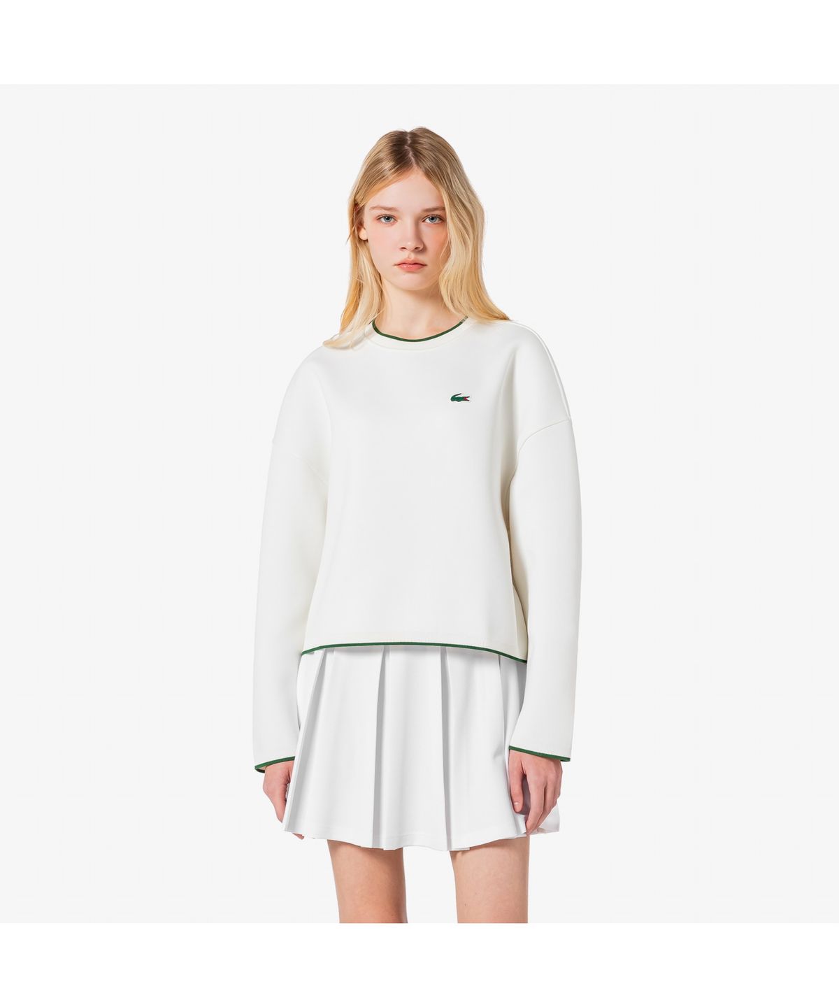 라코스테(LACOSTE) 여성 트레이닝 크루넥 스웻셔츠 SF4190-55N X0N