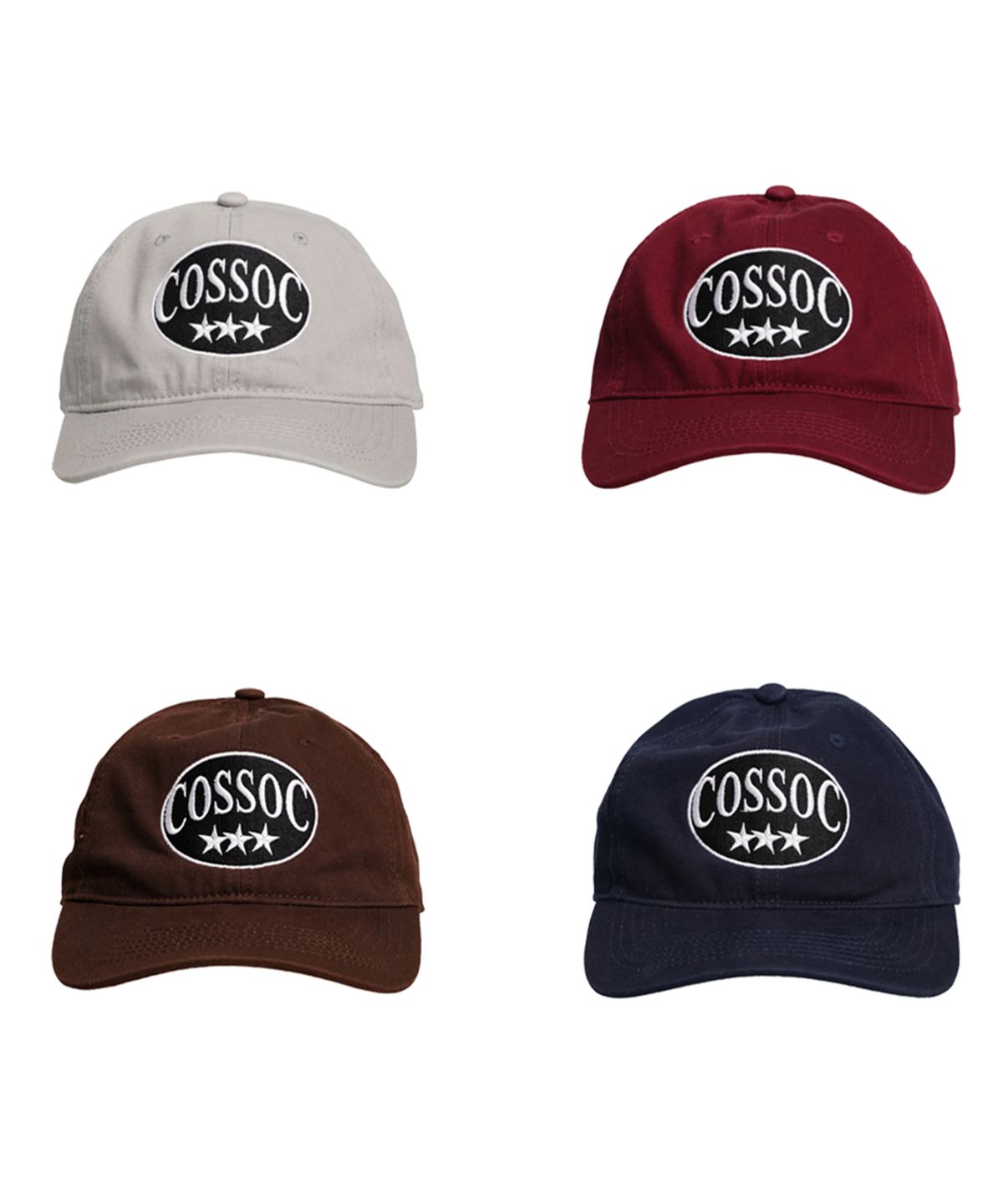 코소(COSO) CC 3 스타 커브 캡 (4 COLORS)