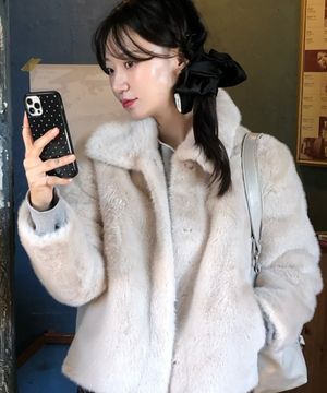 [W]카라넥 퍼 자켓