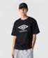 에센셜 빅로고 반팔 티셔츠 블랙 UR123CRS18