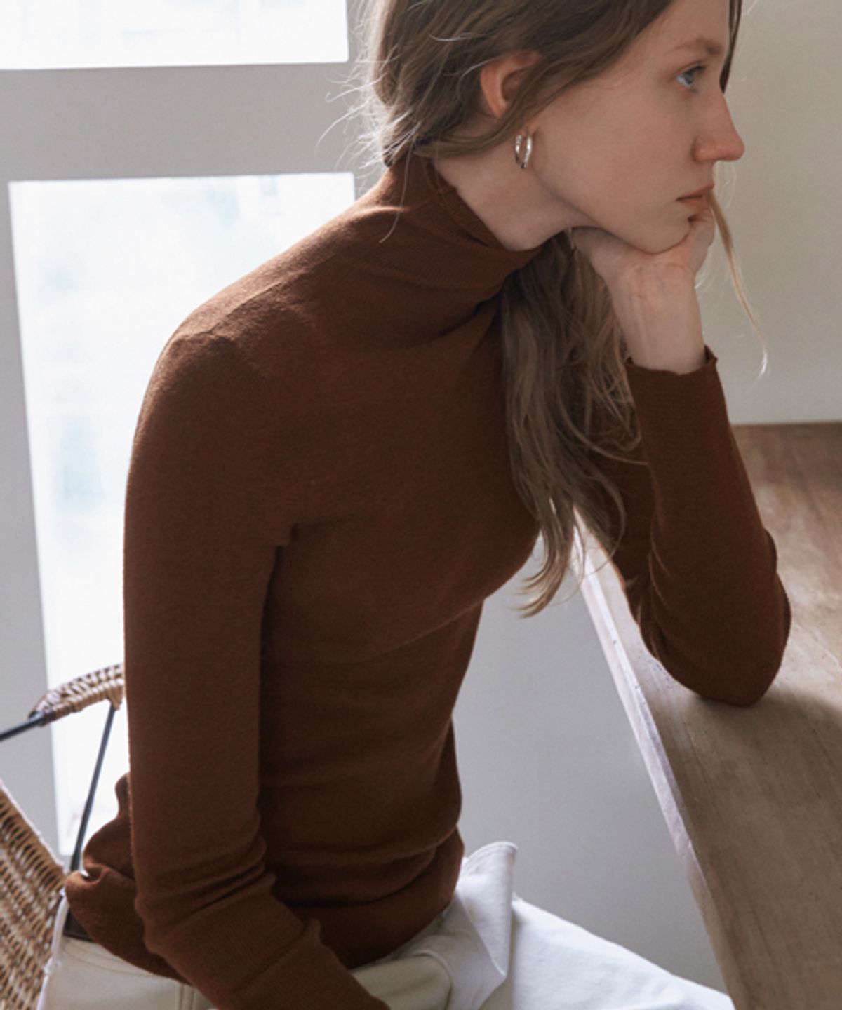 헤인트(HAINT) BASIC SLIMFIT TURTLENECK KNIT_3 COLORS