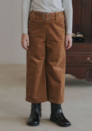 BZ62PT02BB 브릭 브라운 코듀로이 와이드 팬츠