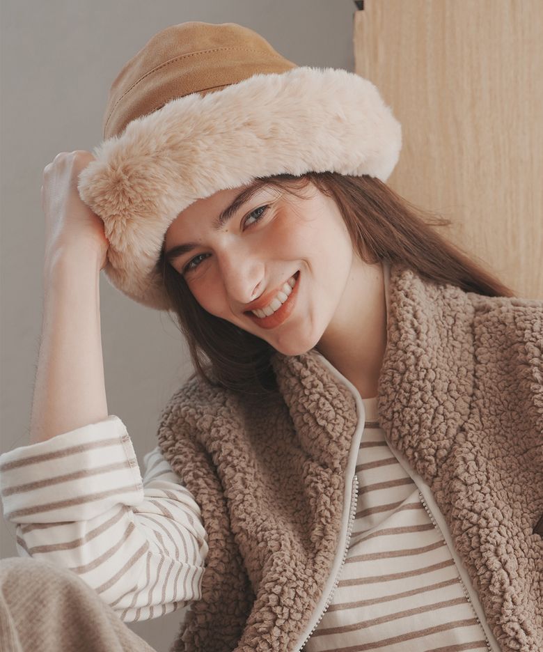 SUEDE BUCKET HAT
