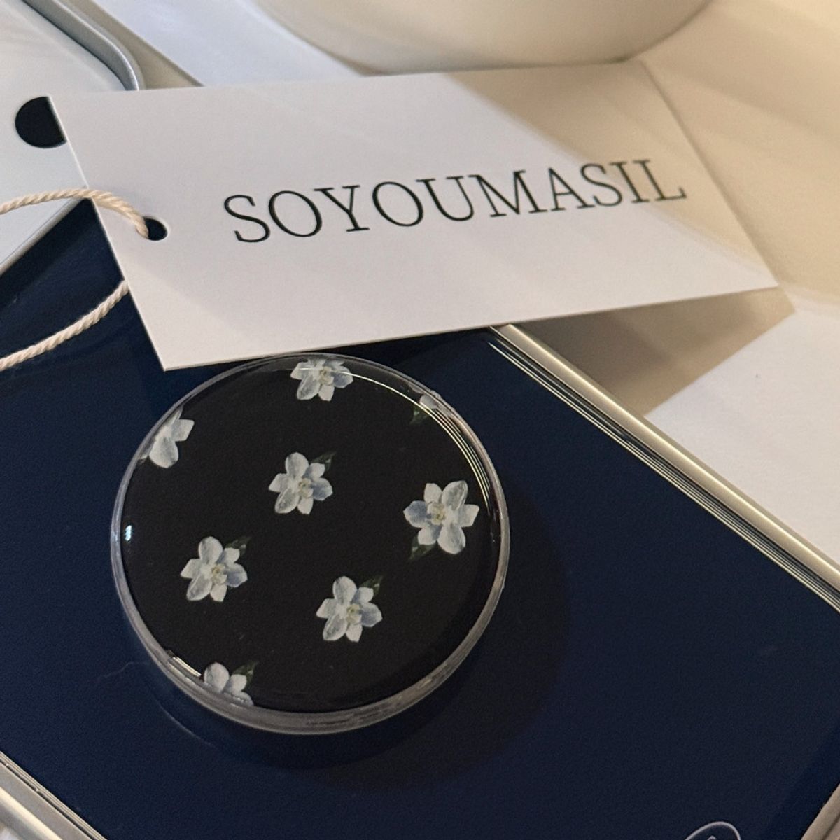 소유마실(SOYOUMASIL) Midnight Bloom Edition  스마트톡 투명그립 (일반, 맥세이프)