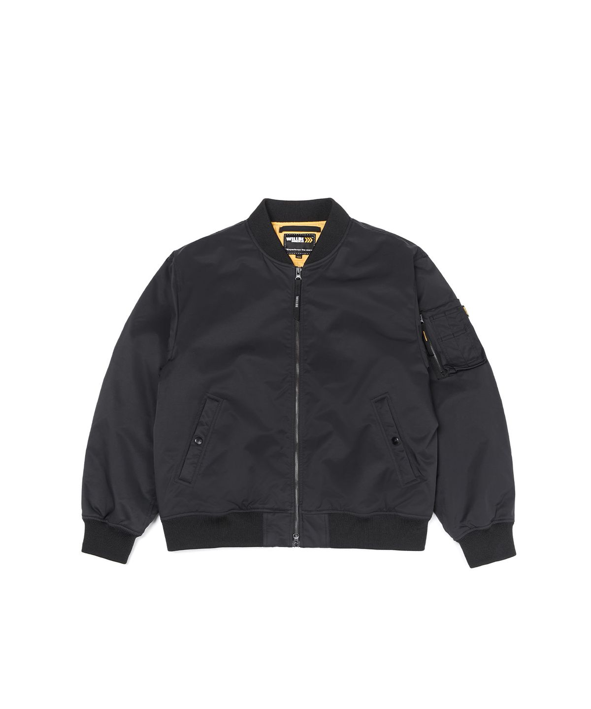 윌비랩(WILLBE LAB) Comfortemp 패딩 봄버 점퍼 (BK)