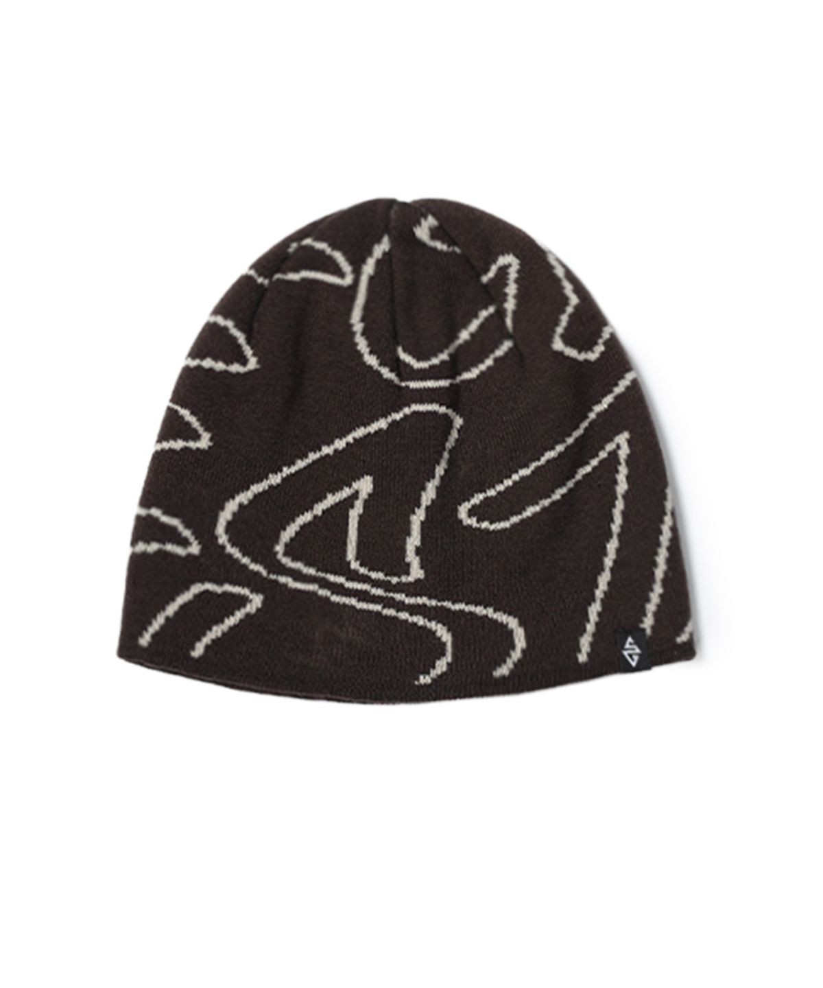 스페셜게스트(SPECIAL GUEST) V2 STROKE JACQUARD BEANIE (Chocolate Brown)