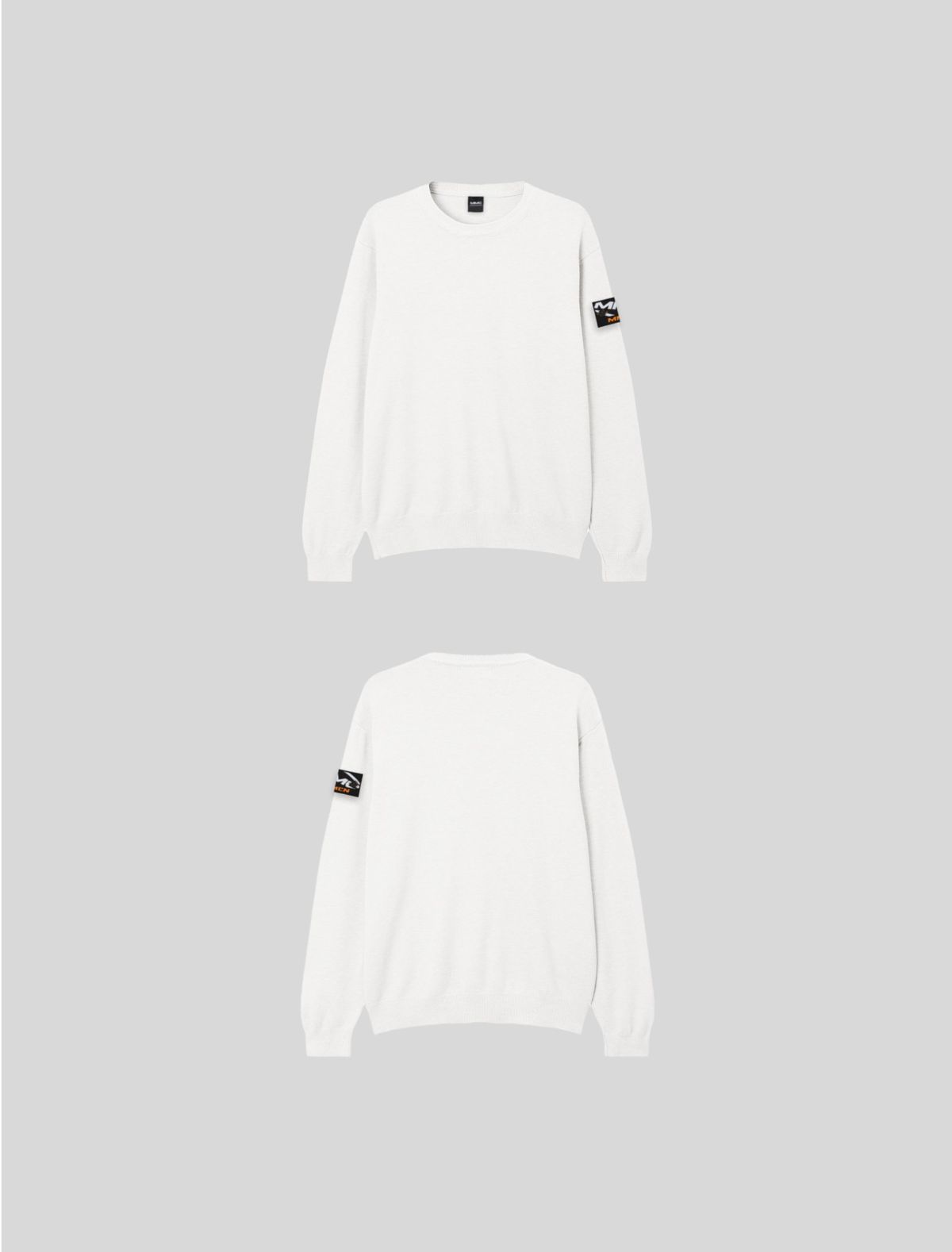 마인드머슬커넥션(MMC) 와펜 소프트 라운드 니트 [WHITE]