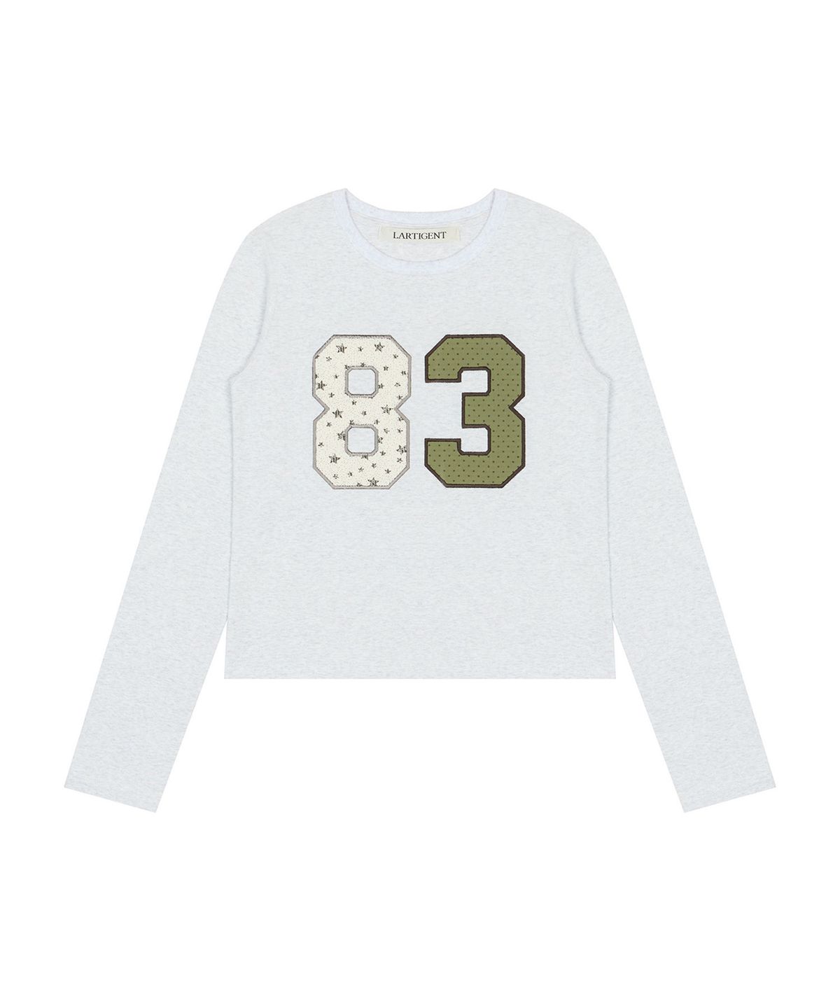 라티젠(LARTIGENT) L20 83 PATCH LONG SLEEVE(MELANGE)