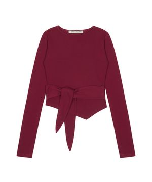 L20 TIED LONG SLEEVE(RED)