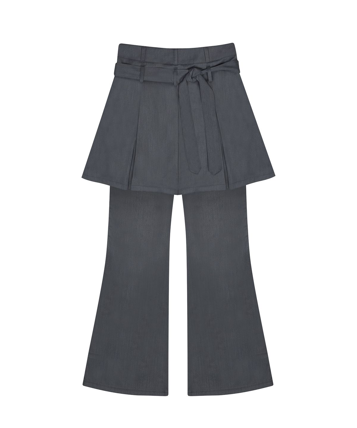 라티젠(LARTIGENT) L20 PLEATS SKIRT PANTS(GRAY)