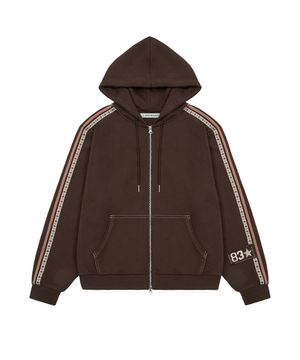 L20 VINTAGE HOOD ZIP-UP(BROWN)