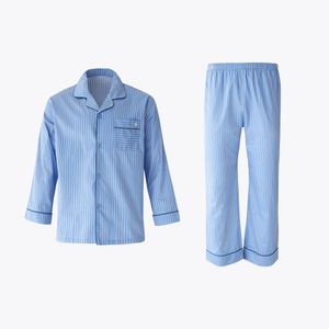 60수 스트라이프 파자마_블루