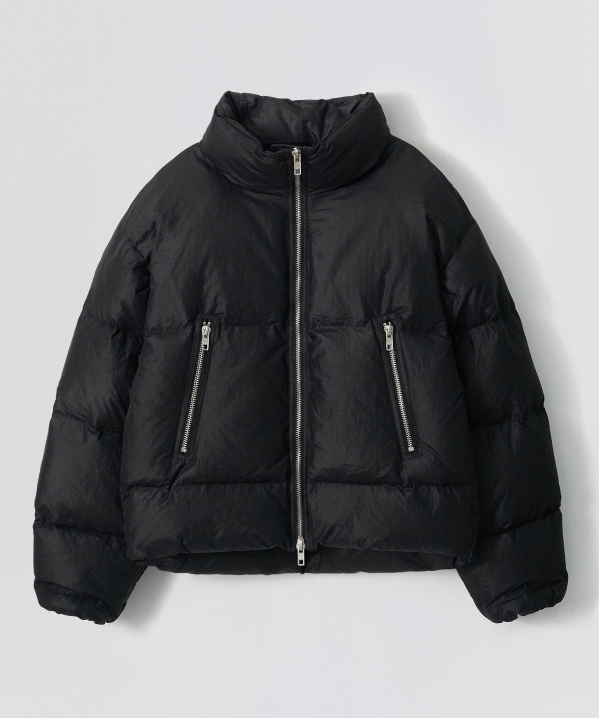 이지오(EZIO) Coen High Neck Short Padding_Black