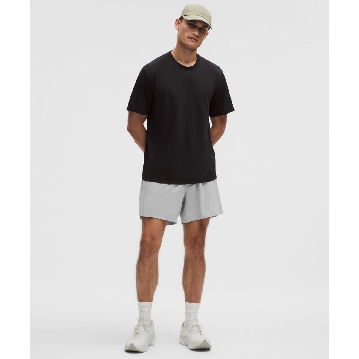 룰루레몬(LULULEMON) 마일 메이커 런 크루 립스탑 라인드 쇼츠 6inch  SILD