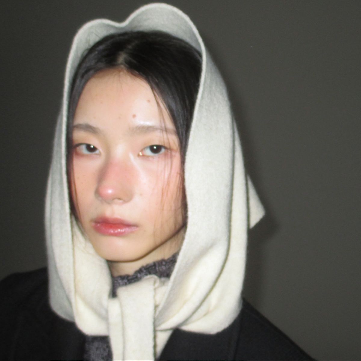 핀카(FINCA) 크림 아이보리 베이직 멀티 니트 스카프 머플러 (선물패키지포함)