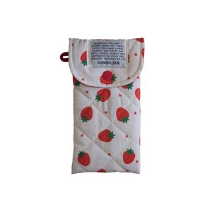 똑딱필통 펜슬파우치_하트딸기