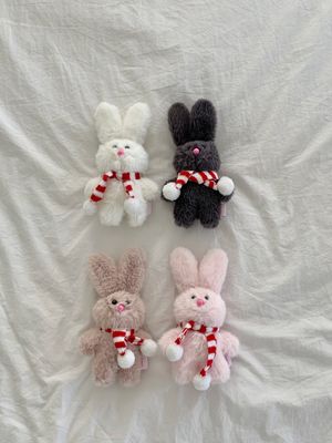 [선물 포장] Olivet Rabbit Keychain (올톡이 인형 키링) - winter edition 겨울 목도리 키링