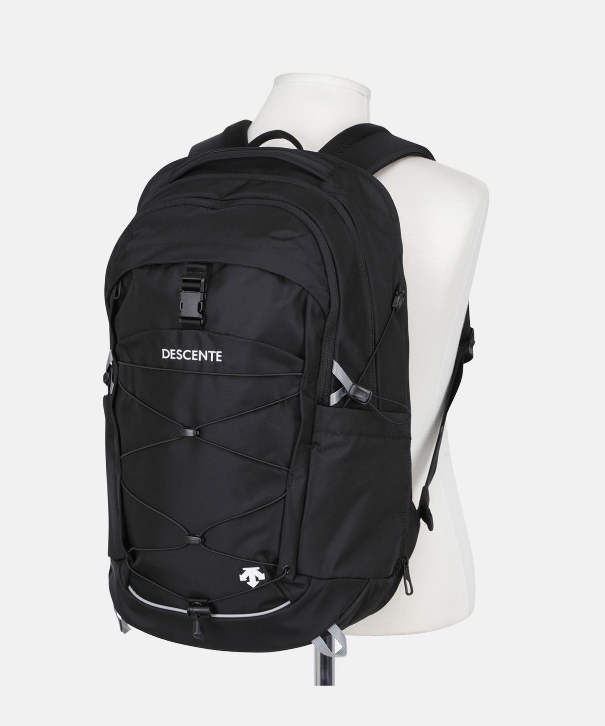 데상트(DESCENTE) 플로우 백팩 (26+5L 슈즈백 구성) 블랙 SR123UBP14