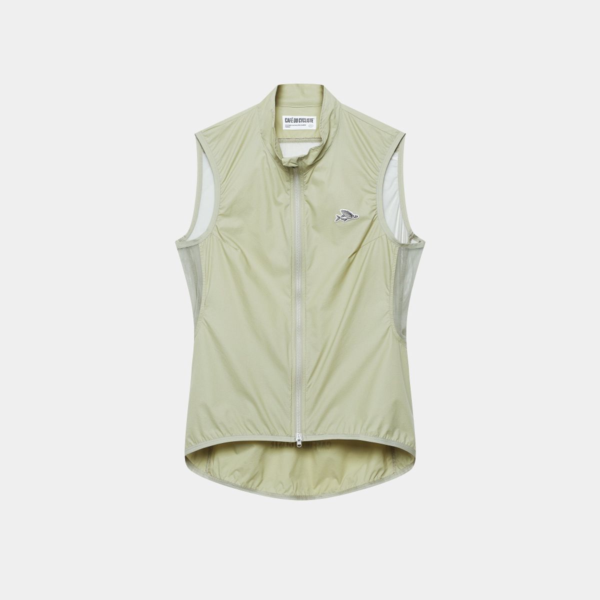 카페 드 사이클리스트(CAFE DU CYCLISTE) 에디트 클래식 질넷 바람막이 조끼 퍼들 여성