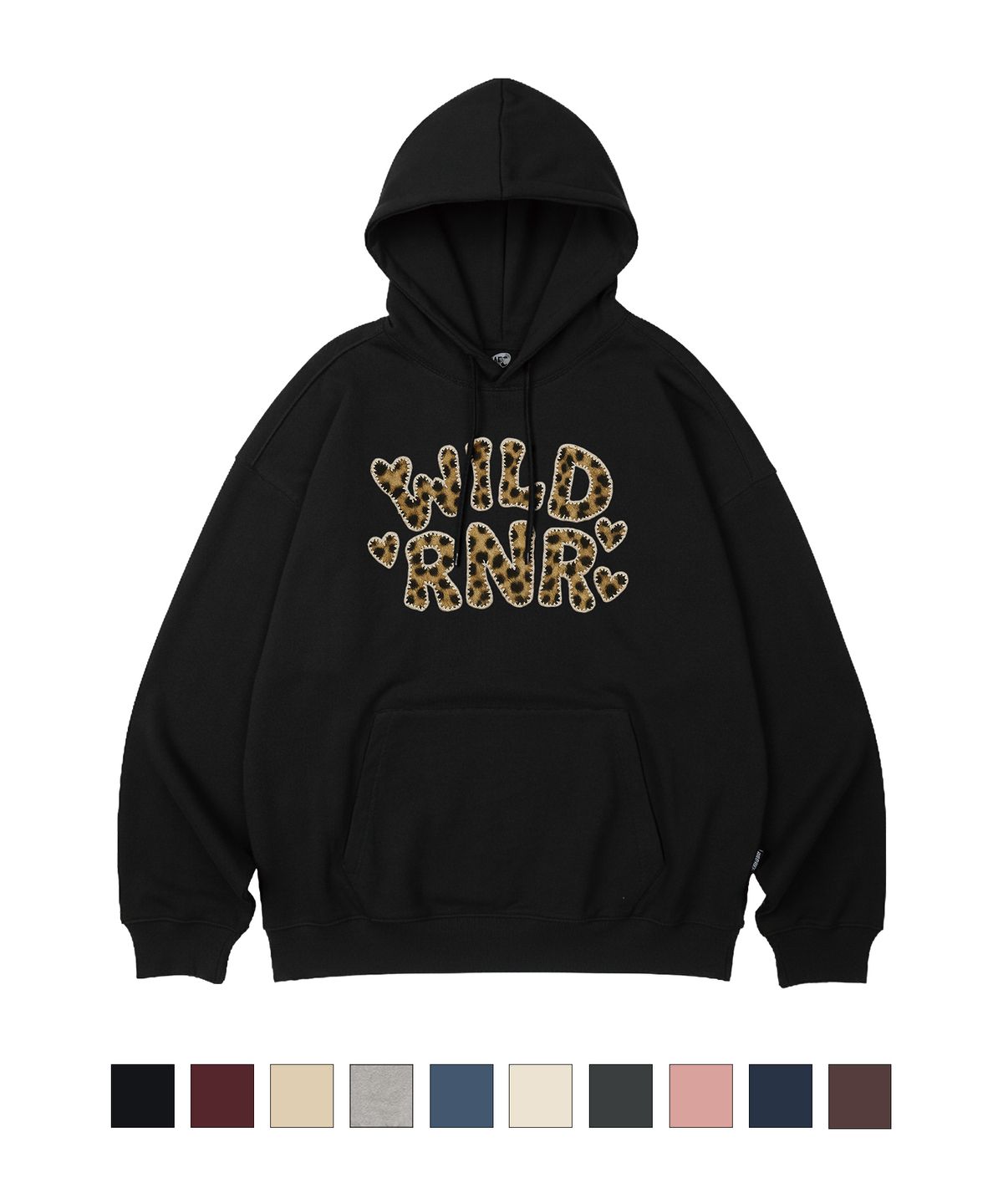와일드락(WILDROCK) WILD RNR Leopard 오버핏 후드_10 COL