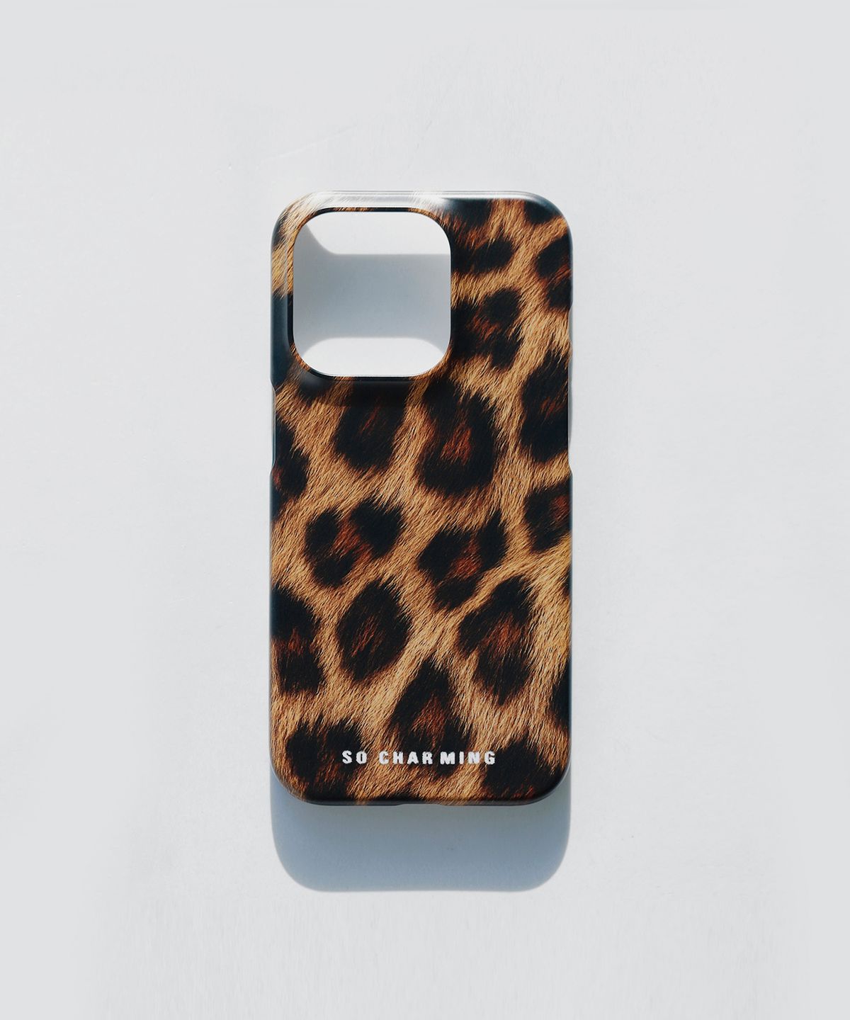 쏘차밍(SOCHARMING) [아이폰 케이스]  Fur leopard_br
