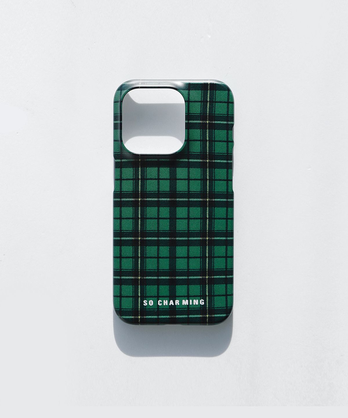 쏘차밍(SOCHARMING) [아이폰 케이스] Tartan Check_green