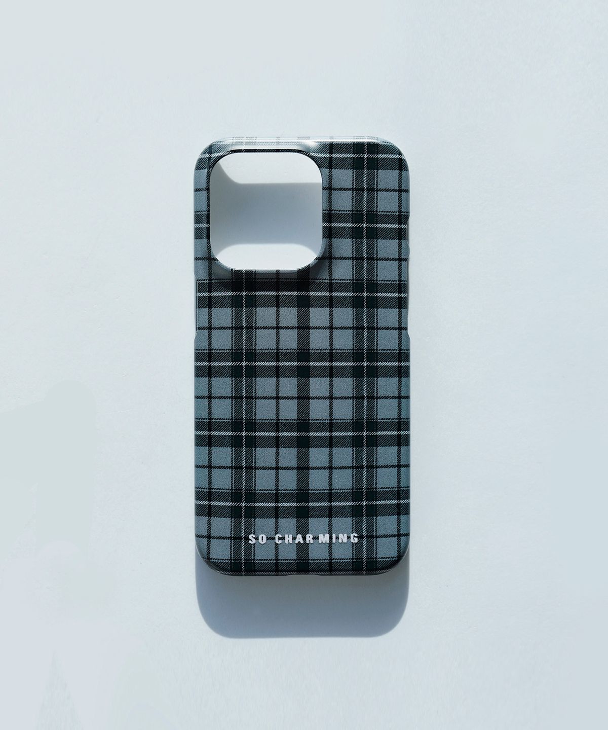 쏘차밍(SOCHARMING) [아이폰 케이스] Tartan Check_grey
