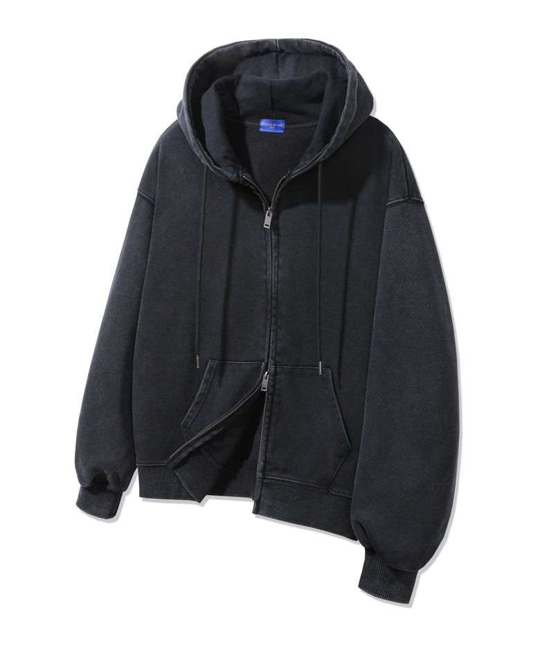 [DELUXE] 피그먼트 오버핏 후드집업 DLX2977 (3 COLOR)