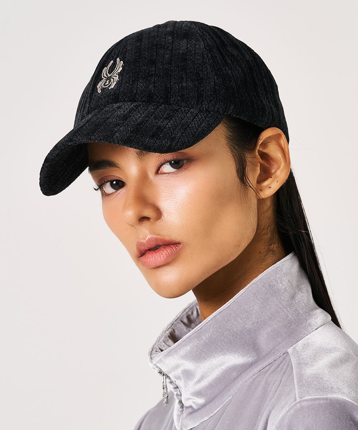 스파이더(SPYDER) 공용 코듀로이 볼캡 SPKWANCA351WBLK