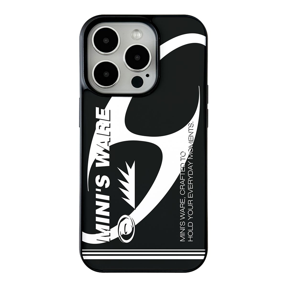 미니스웨어(MINI'S WARE) Motion MagSafe Glossy Case_Black White