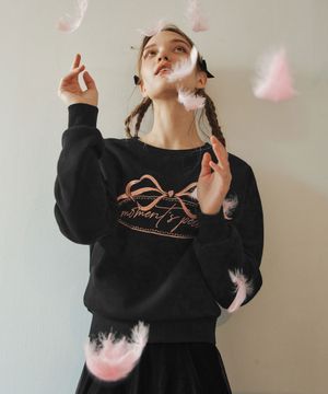 모먼츠피스 맨투맨 / 블랙