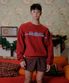 REC NAUGHTY SWEATSHIRT [RED]
