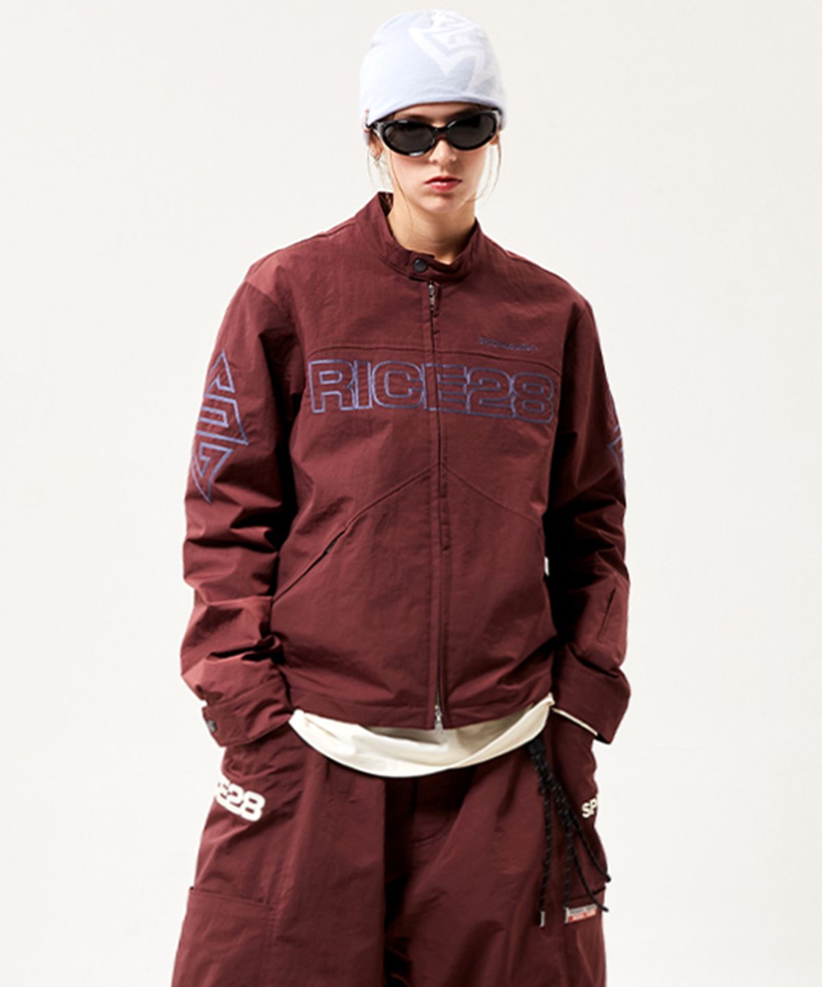 스페셜게스트(SPECIAL GUEST) SGx28 EASY BIKER JACKET (Burgundy)