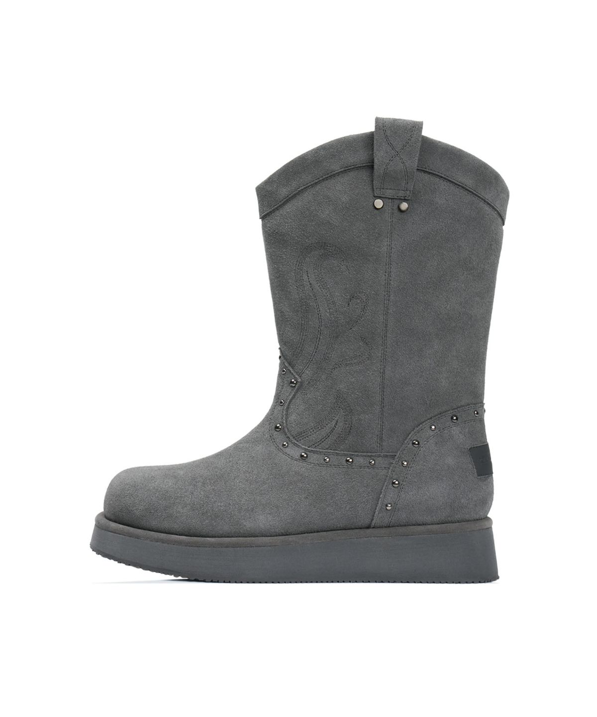 이크닉(IHCNIK) [X ODOR] WESTERN FUR BOOTS / GREY