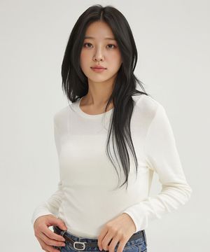 [모달] 슬림핏 긴팔티_SPLWG23W01