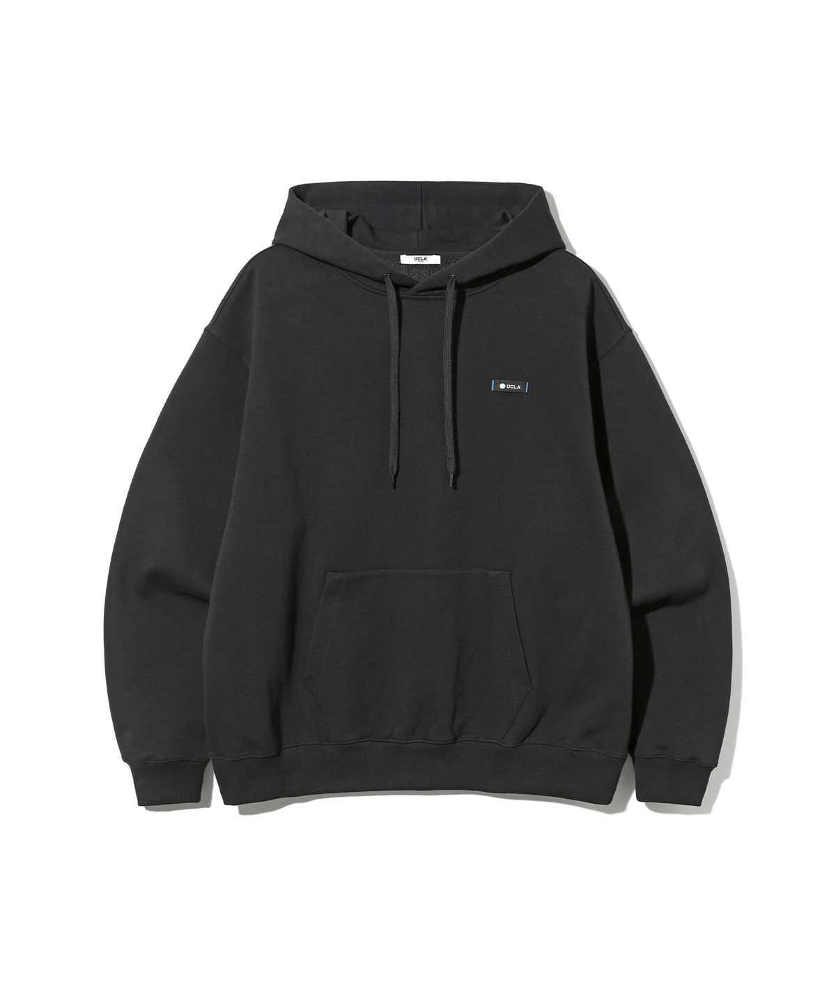 유씨엘에이(UCLA) 남녀공용 데일리 기모 스몰로고 후디[BLACK](UBCLT38)