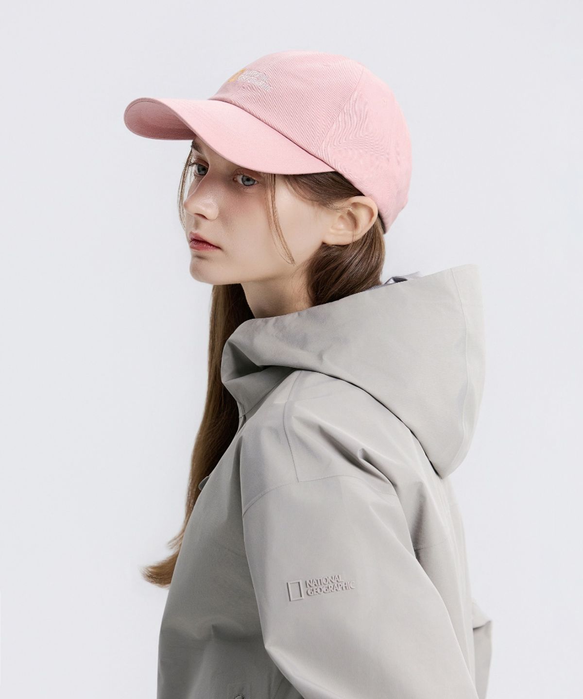 내셔널지오그래픽(NATIONALGEOGRAPHIC) N265AHA510 스몰 로고캡 PINK
