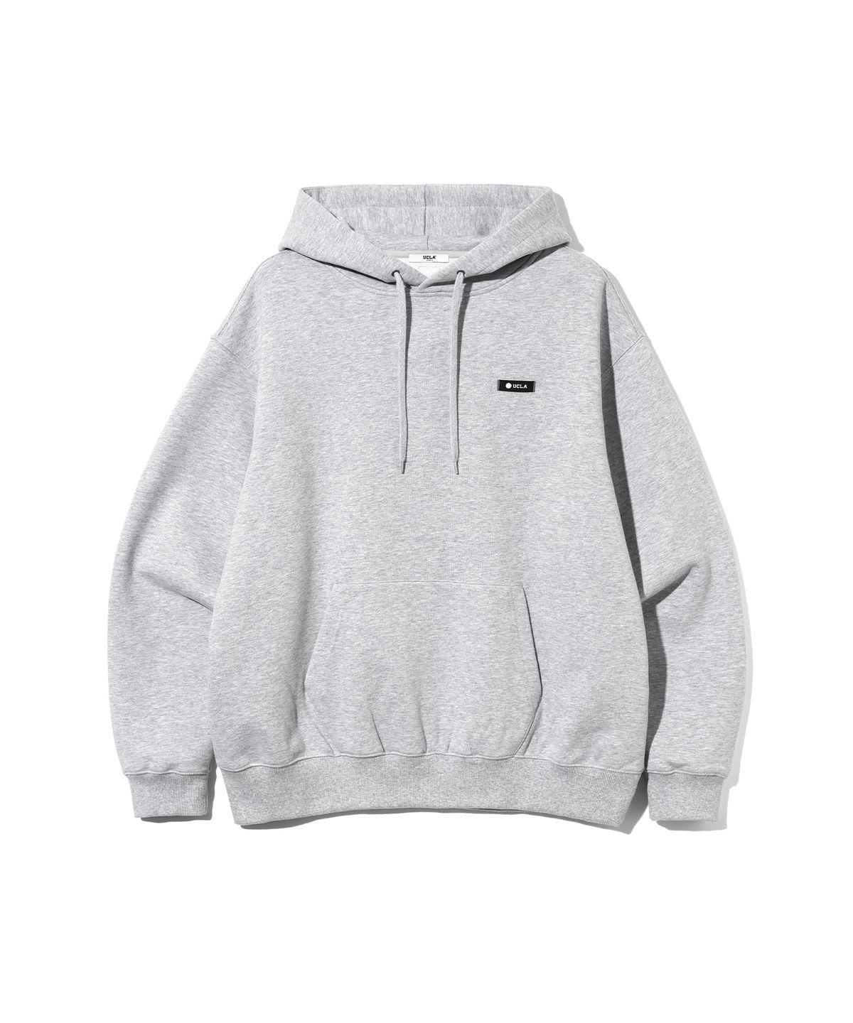 유씨엘에이(UCLA) 남녀공용 데일리 기모 스몰로고 후디[M-GREY](UBCLT38)