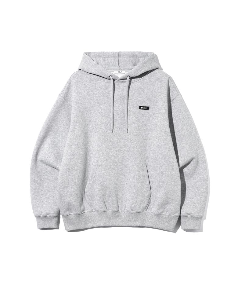 남녀공용 데일리 기모 스몰로고 후디[M-GREY](UBCLT38)