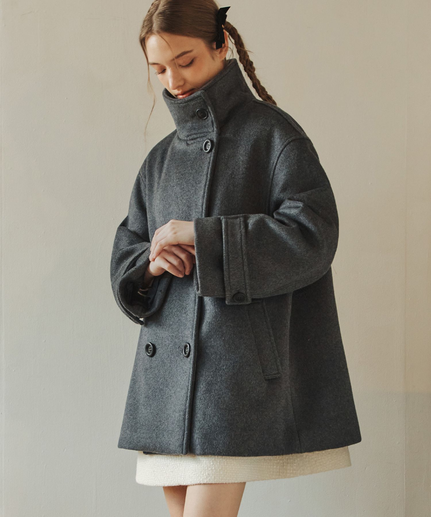 ZEROSTREET コート グレー　ミドル丈　Sサイズ　MUSINSA ZERO STREET (ゼロストリート) - アウター | MUSINSA 公式