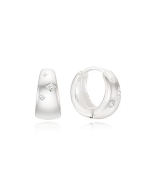 [silver925] glacy star cubic earring