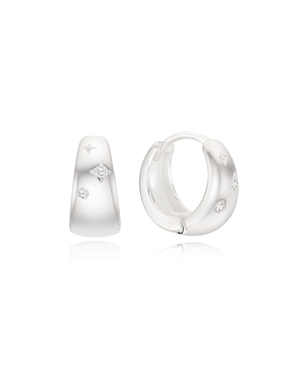 앵브록스(ENGBROX) [silver925] glacy star cubic earring