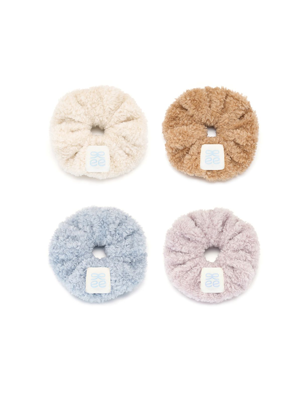 앵브록스(ENGBROX) snuggle fur scrunchie_4 colors