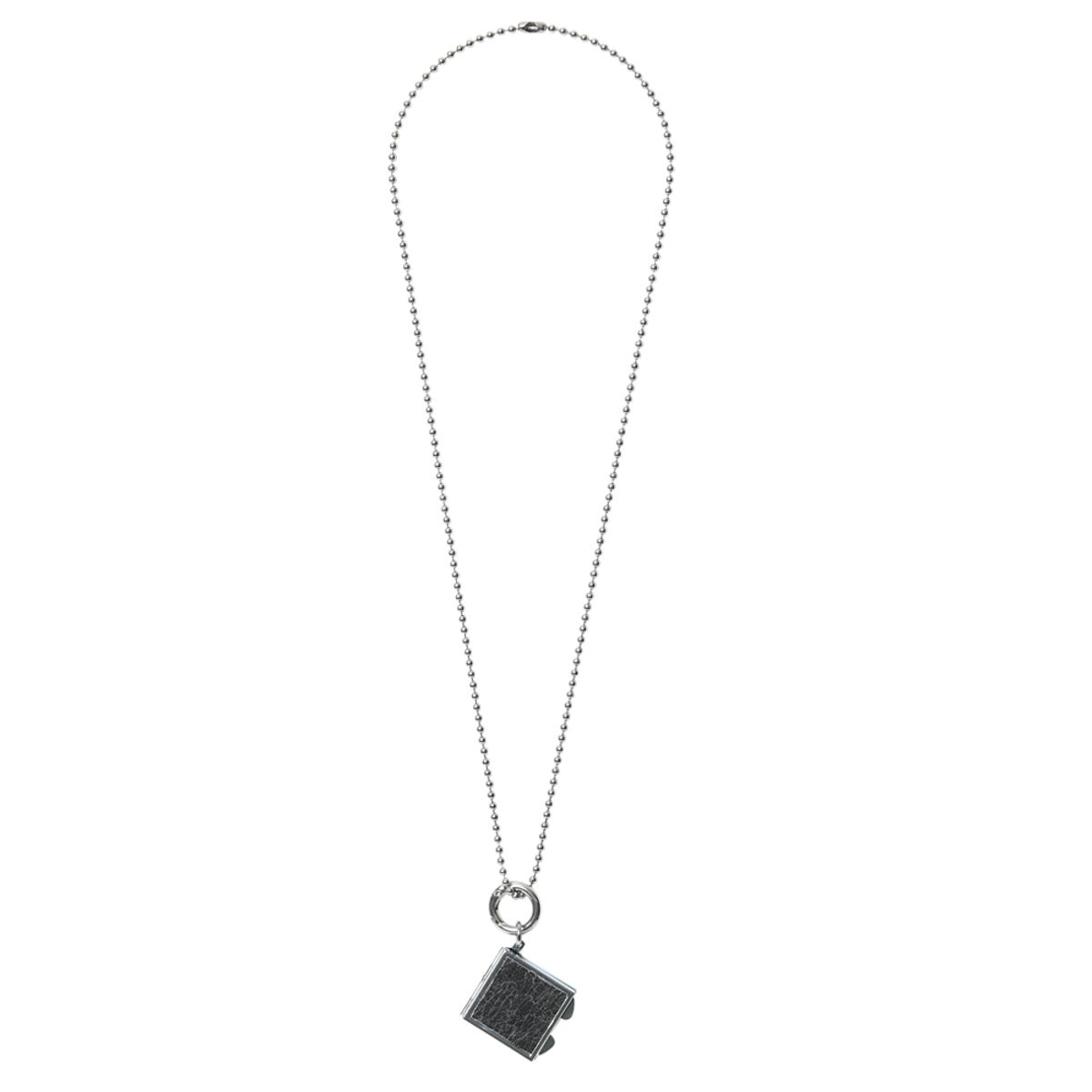 블랙 퍼플(BLACK PURPLE) 미러 볼트 목걸이 Mirror Vault Necklace
