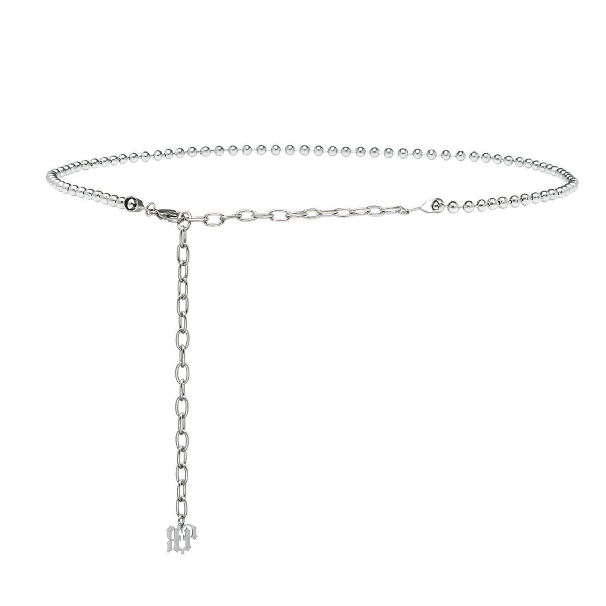블랙 퍼플(BLACK PURPLE) 레이어드 크롬 체인 Layered Chrome Chain
